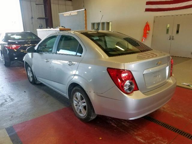 1G1JB5SH1C4176012 - 2012 CHEVROLET SONIC LS SILVER photo 3