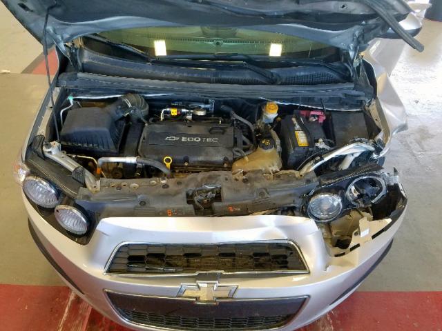 1G1JB5SH1C4176012 - 2012 CHEVROLET SONIC LS SILVER photo 7