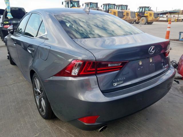 JTHBF1D21F5077012 - 2015 LEXUS IS 250 GRAY photo 3