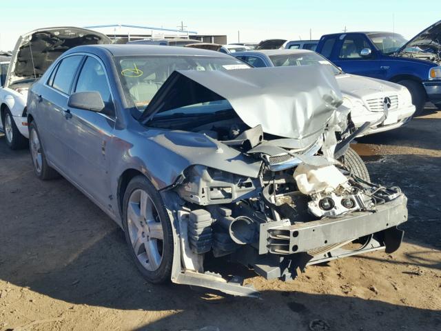 1G1ZH57B99F254720 - 2009 CHEVROLET MALIBU 1LT GRAY photo 1