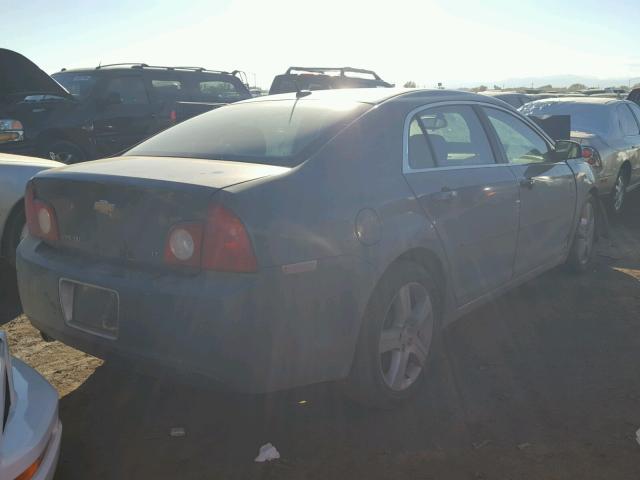 1G1ZH57B99F254720 - 2009 CHEVROLET MALIBU 1LT GRAY photo 4