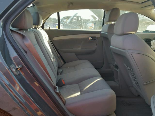 1G1ZH57B99F254720 - 2009 CHEVROLET MALIBU 1LT GRAY photo 6