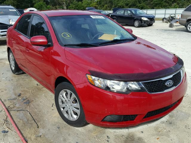 KNAFU4A2XD5646643 - 2013 KIA FORTE EX RED photo 1