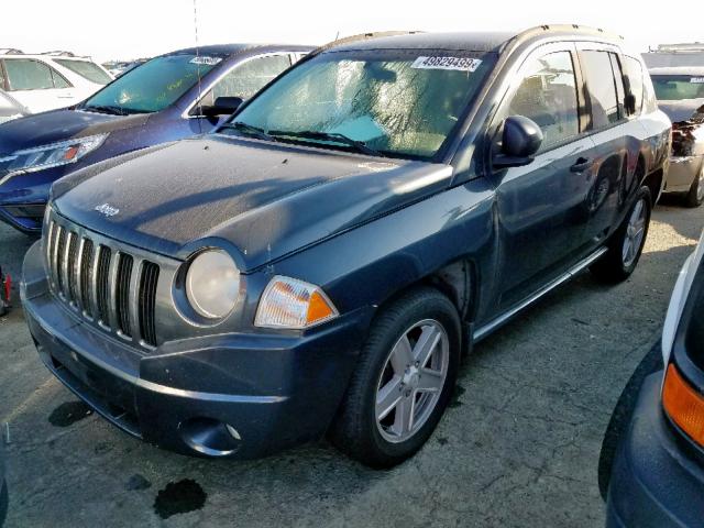 1J8FT47077D256016 - 2007 JEEP COMPASS GRAY photo 2