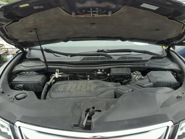 5FRYD3H45EB002317 - 2014 ACURA MDX TECHNO GRAY photo 7
