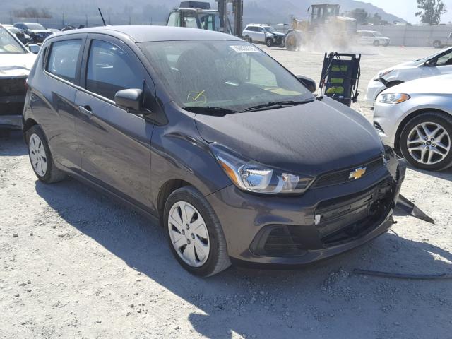 KL8CB6SA0GC587978 - 2016 CHEVROLET SPARK LS CHARCOAL photo 1