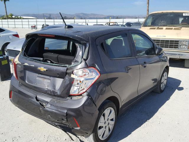 KL8CB6SA0GC587978 - 2016 CHEVROLET SPARK LS CHARCOAL photo 4