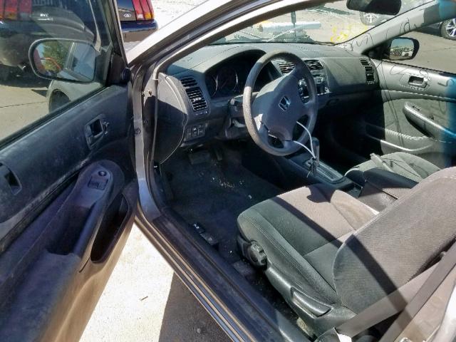 1HGEM22934L031153 - 2004 HONDA CIVIC EX GRAY photo 9