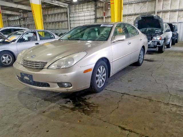 JTHBA30G445015144 - 2004 LEXUS ES 330 GOLD photo 2