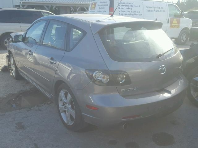 JM1BK143X61498692 - 2006 MAZDA 3 HATCHBAC GRAY photo 3