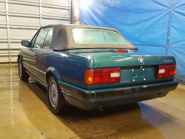 WBABA7312MEJ11304 - 1991 BMW 318 I GREEN photo 3