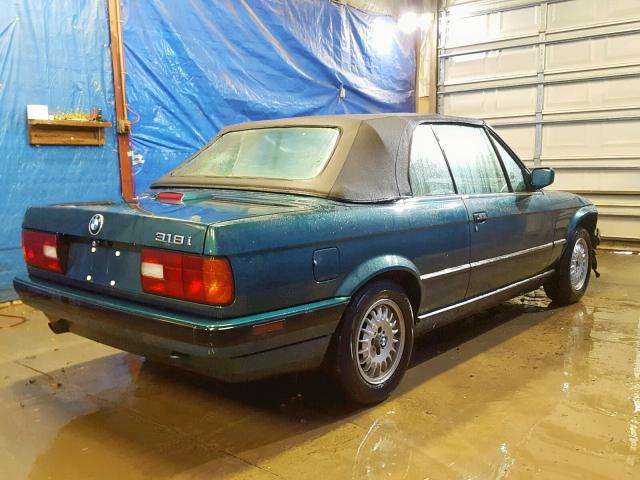 WBABA7312MEJ11304 - 1991 BMW 318 I GREEN photo 4