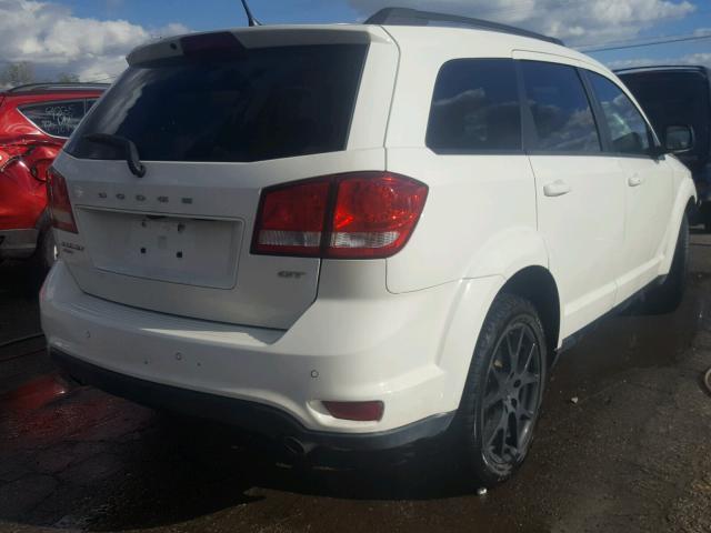 3C4PDDEG0HT596497 - 2017 DODGE JOURNEY GT WHITE photo 4