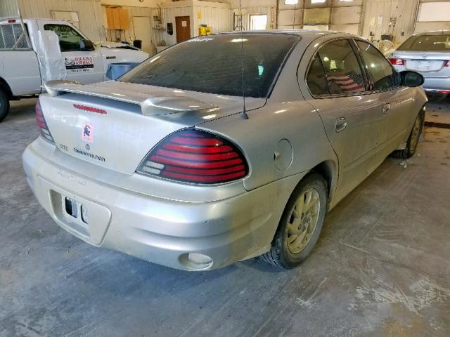 1G2NG52E03M609842 - 2003 PONTIAC GRAND AM S SILVER photo 4