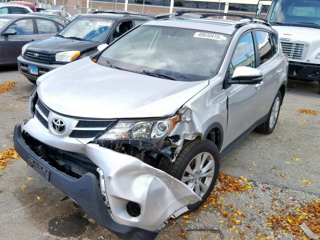 2T3DFREV5FW263825 - 2015 TOYOTA RAV4 LIMIT SILVER photo 2