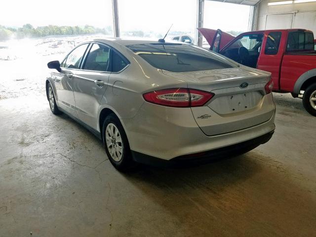 3FA6P0G72ER179728 - 2014 FORD FUSION S SILVER photo 3