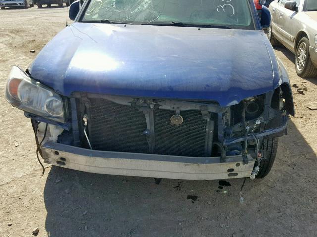 JTEHP21A260181592 - 2006 TOYOTA HIGHLANDER BLUE photo 9