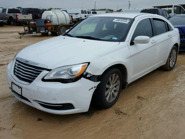 1C3CCBBG3EN114552 - 2014 CHRYSLER 200 TOURIN WHITE photo 2