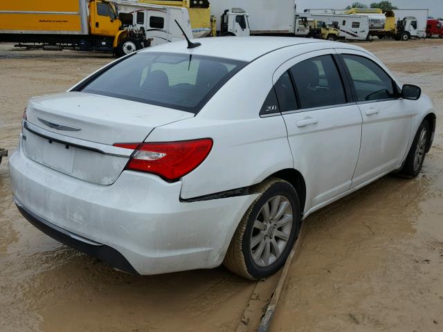 1C3CCBBG3EN114552 - 2014 CHRYSLER 200 TOURIN WHITE photo 4