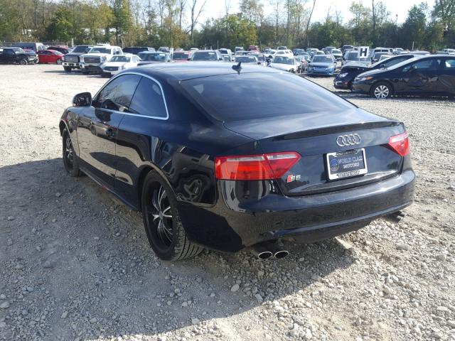 WAURV78T89A002874 - 2009 AUDI S5 QUATTRO BLACK photo 3