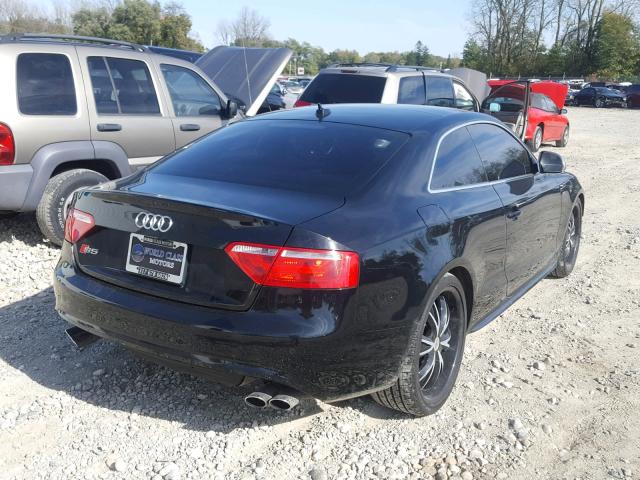 WAURV78T89A002874 - 2009 AUDI S5 QUATTRO BLACK photo 4