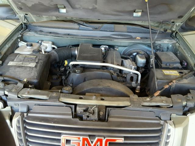 1GKDT13S332310846 - 2003 GMC ENVOY GREEN photo 7