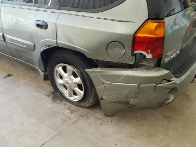 1GKDT13S332310846 - 2003 GMC ENVOY GREEN photo 9