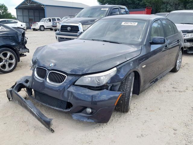 WBANW535X9CT55324 - 2009 BMW 550 I BLACK photo 2