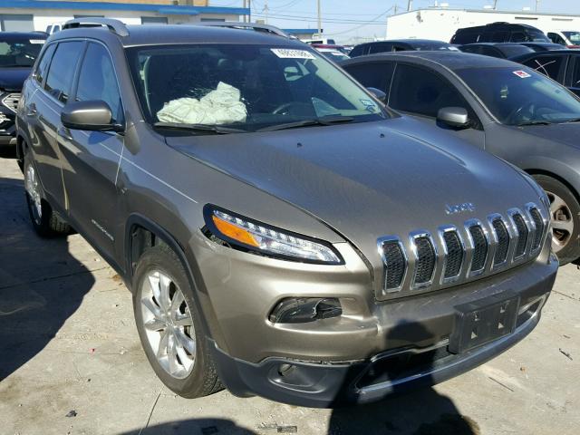 1C4PJLDS4HW641170 - 2017 JEEP CHEROKEE L GOLD photo 1