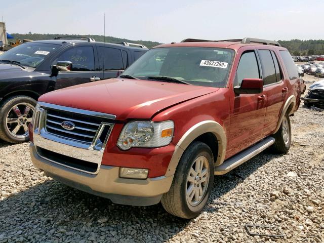 1FMEU6EE9AUA38799 - 2010 FORD EXPLORER E RED photo 2