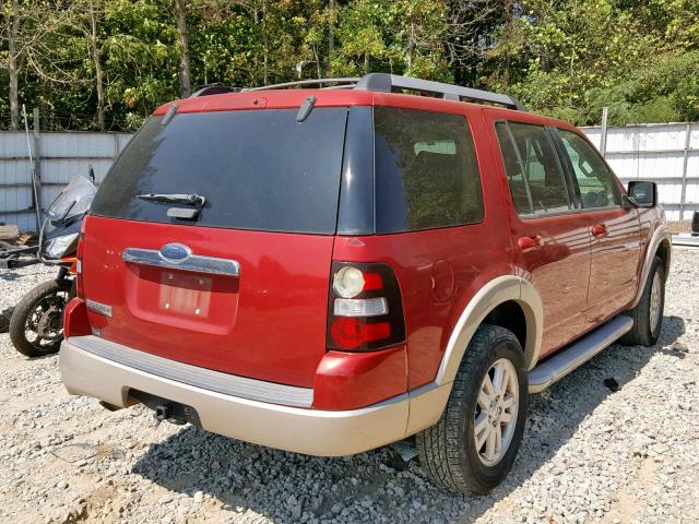 1FMEU6EE9AUA38799 - 2010 FORD EXPLORER E RED photo 4