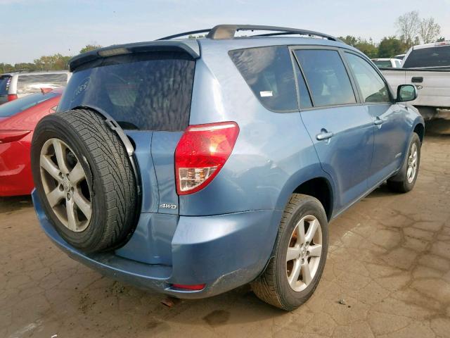 JTMBD31V485146232 - 2008 TOYOTA RAV4 LIMIT BLUE photo 4