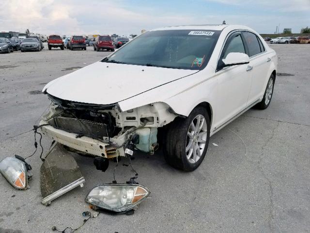 1G1ZE5E77AF107839 - 2010 CHEVROLET MALIBU LTZ თეთრი ფოტო 2