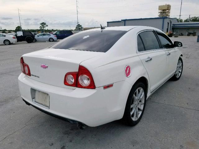 1G1ZE5E77AF107839 - 2010 CHEVROLET MALIBU LTZ თეთრი ფოტო 4