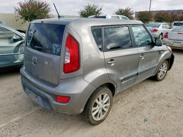 KNDJT2A54D7591660 - 2013 KIA SOUL CHARCOAL photo 4