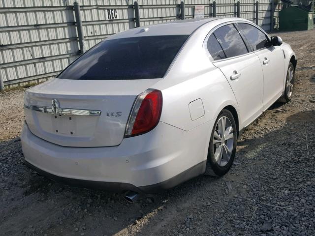 1LNHL9DR4BG603398 - 2011 LINCOLN MKS WHITE photo 4