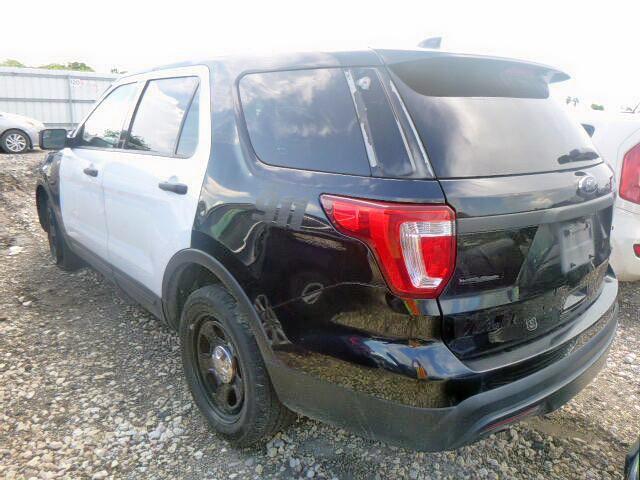 1FM5K8ATXGGC36286 - 2016 FORD EXPLORER P TWO TONE photo 3