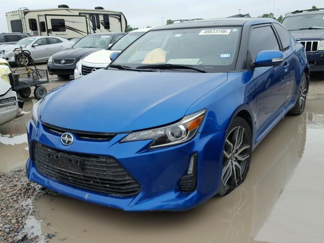 JTKJF5C75E3078720 - 2014 TOYOTA SCION TC 蓝色 照片 2