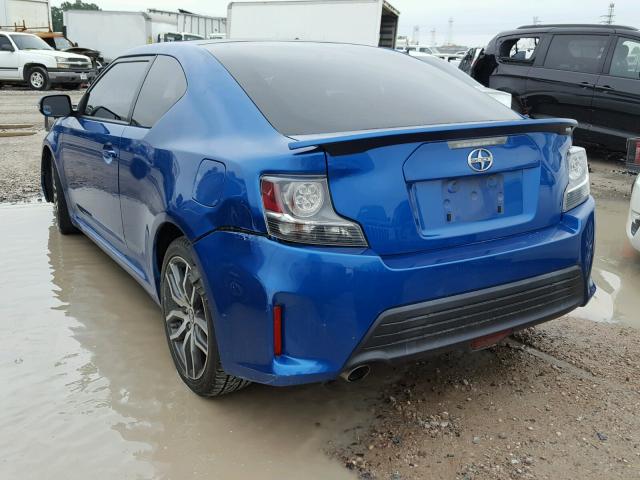 JTKJF5C75E3078720 - 2014 TOYOTA SCION TC 蓝色 照片 3