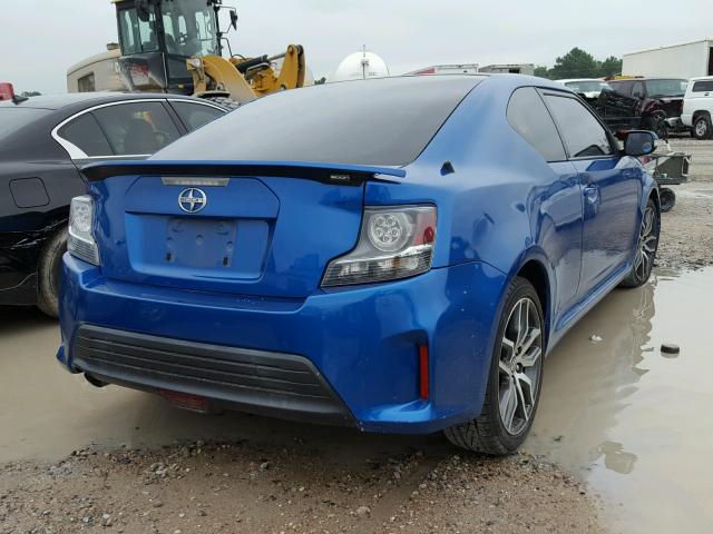 JTKJF5C75E3078720 - 2014 TOYOTA SCION TC 蓝色 照片 4