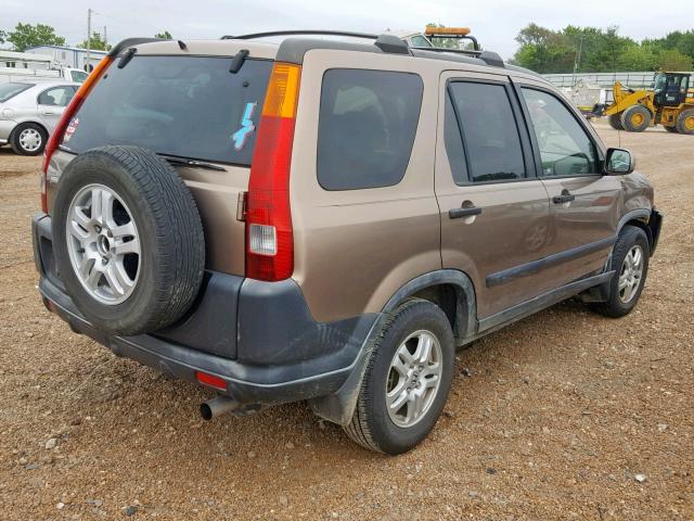 JHLRD78874C041473 - 2004 HONDA CR-V EX GOLD photo 4