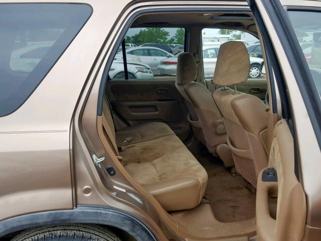 JHLRD78874C041473 - 2004 HONDA CR-V EX GOLD photo 6