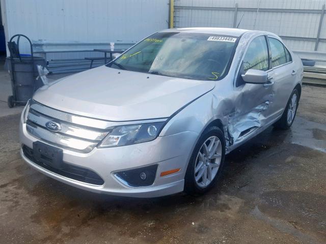 3FAHP0JG5CR398522 - 2012 FORD FUSION SEL SILVER photo 2