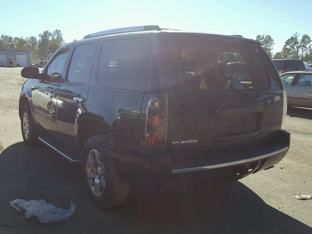 1GKFK63877J227476 - 2007 GMC YUKON DENA BLACK photo 3