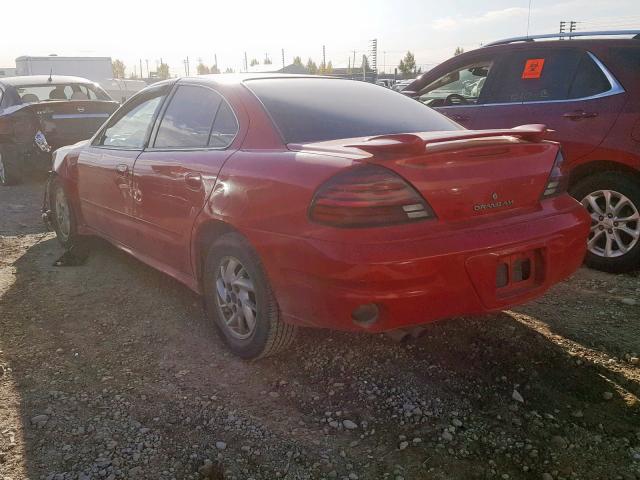 1G2NF52E73C320997 - 2003 PONTIAC GRAND AM S RED photo 3