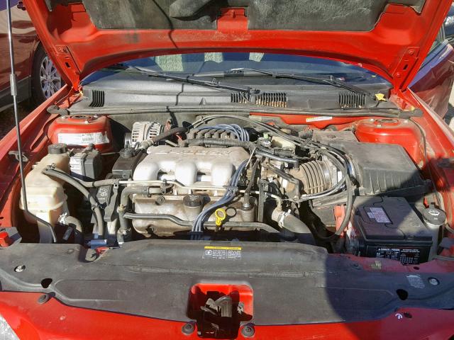 1G2NF52E73C320997 - 2003 PONTIAC GRAND AM S RED photo 7
