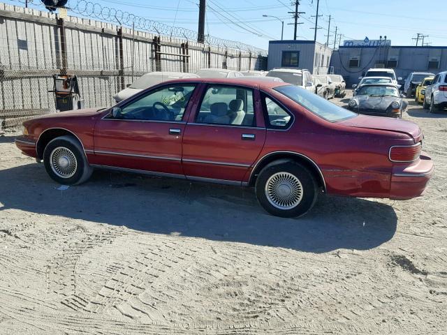 1G1BL52W5SR102240 - 1995 CHEVROLET CAPRICE CL MAROON photo 9