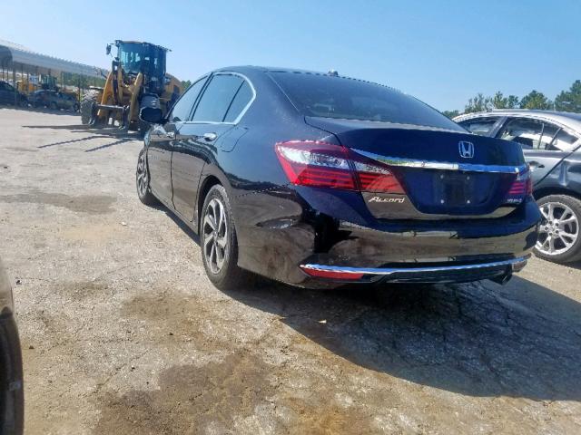 1HGCR2F98HA117322 - 2017 HONDA ACCORD EXL BLACK photo 3