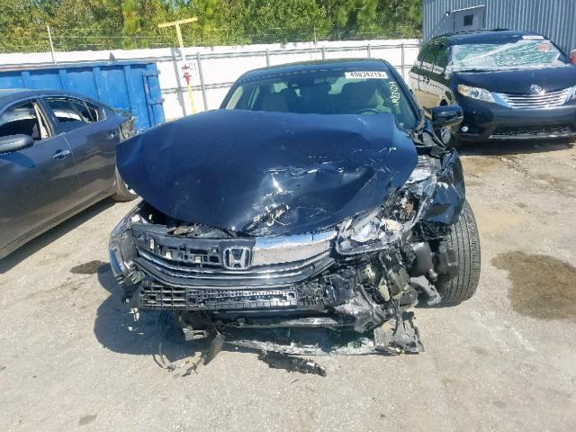 1HGCR2F98HA117322 - 2017 HONDA ACCORD EXL BLACK photo 9