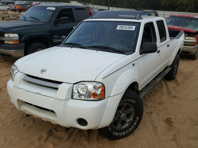 1N6ED29YX3C435526 - 2003 NISSAN FRONTIER C WHITE photo 2